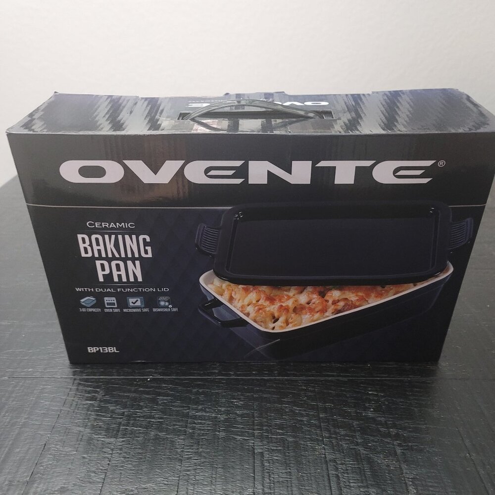 Ovente Ceramic Baking Pan-  3 Quart Capacity